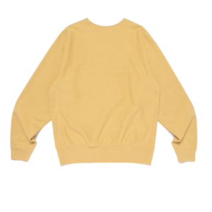 Human Made Heavy Weight Sweatshirt Yellow back view