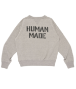 Human Made Military Sweatshirt back view showing rear design details