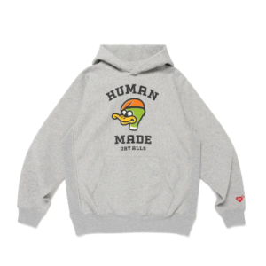 Human Made Dry Alls Hoodie Gray – Front View