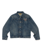 Human Made Denim Work Jacket Future Blue Front View