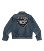 Human Made Denim Work Jacket Future Blue Back View