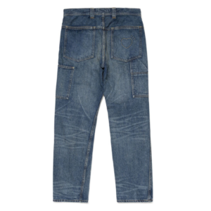 Human Made Slim Denim Pants Future Indigo Back View