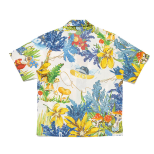 Human Made Aloha Shirt White 背面デザイン