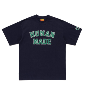 Human Made Heart Logo T Shirt Navy フロント ハートロゴ