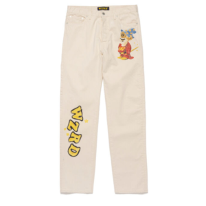 Human Made WZRD White Pants Denim 前面