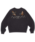 Human Made Duck Graphic Sweatshirt Black front view