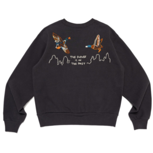 Human Made Duck Graphic Sweatshirt Black front view