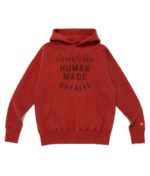 The Future in the Past Human Made Tsuriami Hoodie Burgundy front view