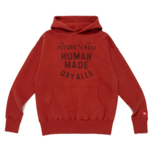 The Future in the Past Human Made Tsuriami Hoodie Burgundy front view