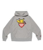 Pokemon Human Made Heavyweight Hoodie Gray front view