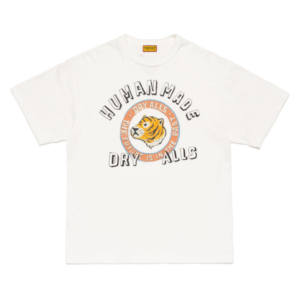 Human Made Tiger Graphic Slub Yarn White フロント