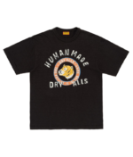 Human Made Tiger Graphic Slub Yarn Black front view