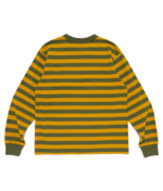 Human Made Stripped Long Sleeve T Shirt Olivedrab back