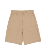 Human Made Work Shorts Beige front view