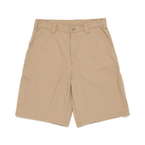 Human Made Work Shorts Beige front view