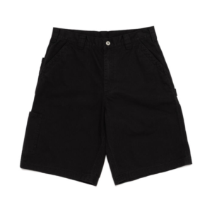 Human Made Work Shorts Black front view