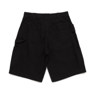 Human Made Work Shorts Black back view
