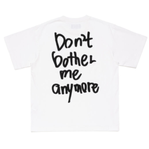 Human Made Black Printed White T Shirt back view