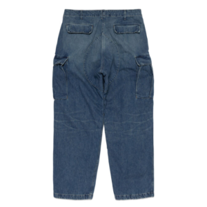 Human Made Denim Cargo Pants back view