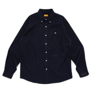 Human Made Twill BD Shirt Navy フロント