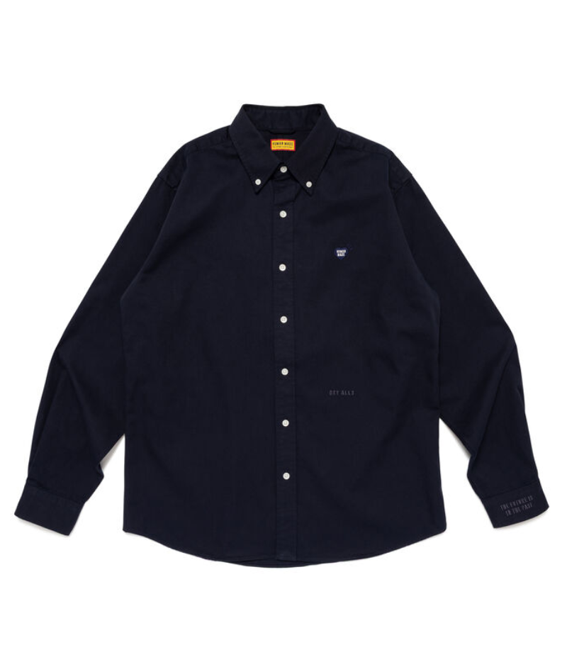Human Made Twill BD Shirt Navy Human Made Twill BD Shirt Navy フロント