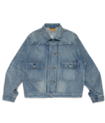 Human Hope Denim Work Jacket Indigo front view