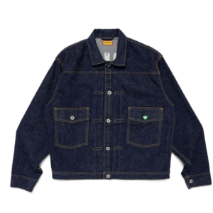 Human Hope Work Denim Jacket Indigo front view