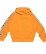 Human Made Zip Up Hoodie Orange front view