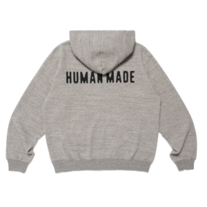 Human Made パーカー Original Classic Zip-Up Gray back view