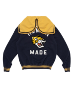 Human Made Zip-Up Hoodie Navy back view