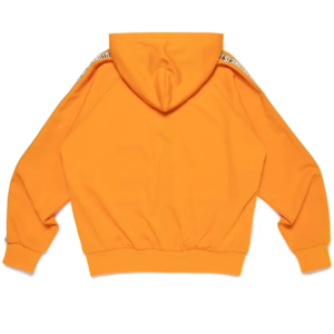Human Made Zip Up Hoodie Orange back view