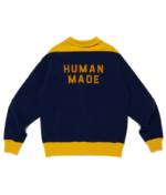 Human Made ZIP UP Sweatshirt Navy back view