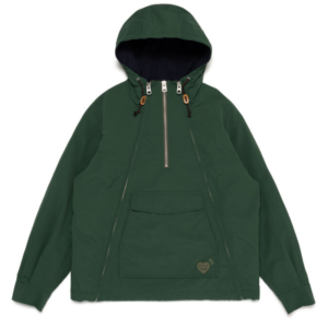 Human Made Anorak Parka Green front view