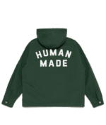 Human Made Anorak Parka Green back view