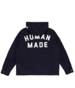 Human Made Anorak Parka Navy back view