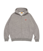 Human Made New Classic Zip Up Hoodie Gray front view