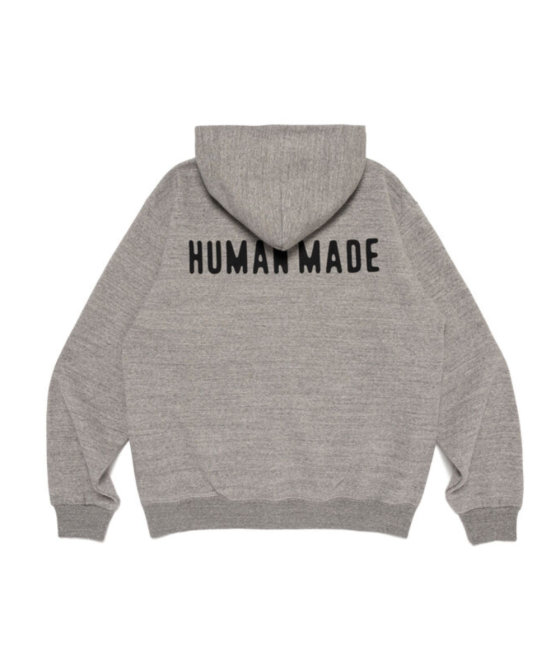 HUMAN MADE ジップアップパーカー グレー Human Made New Classic Zip Up Hoodie Gray | Japan