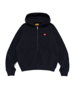 Human Made New Classic Zip Up Hoodie Navy front view