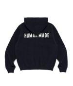 Human Made New Classic Zip Up Hoodie Navy back view