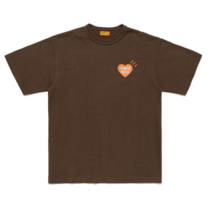 Human Made New Graphic T Shirt Brown front view