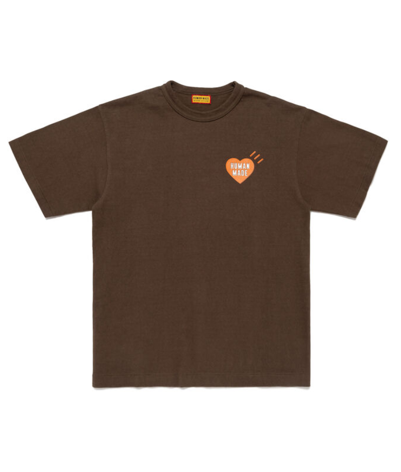 Human Made New Graphic T Shirt Brown Front Human Made New Graphic T Shirt Brown front view