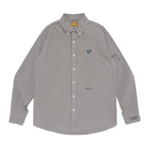 Human Made New Check BD Shirt Navy front view