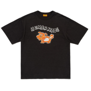 Human Made New Dog Graphic T-Shirt Black front view