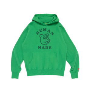 Human Made Tsuriami Hoodie Green front view