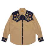 Human Made Beige Western Shirt front view