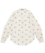 Human Made Heart Printed Shirt White back view