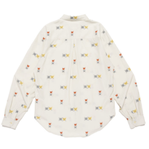 Human Made Heart Printed Shirt White back view