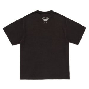 Human Made White Heart Black Graphic T Shirt back view