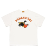 Human Made Duck Red Graphic T Shirt White front view