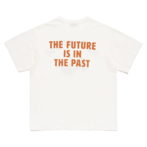 Back view of the Human Made Duck Red Graphic T Shirt White, showing its rear appearance and any visible design details. Human Made Duck Red Graphic T Shirt White back view
